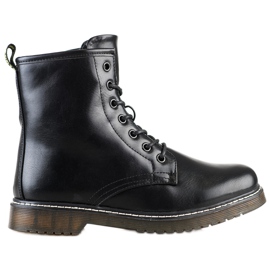 Evento Ouvriers classiques en cuir écologique noir