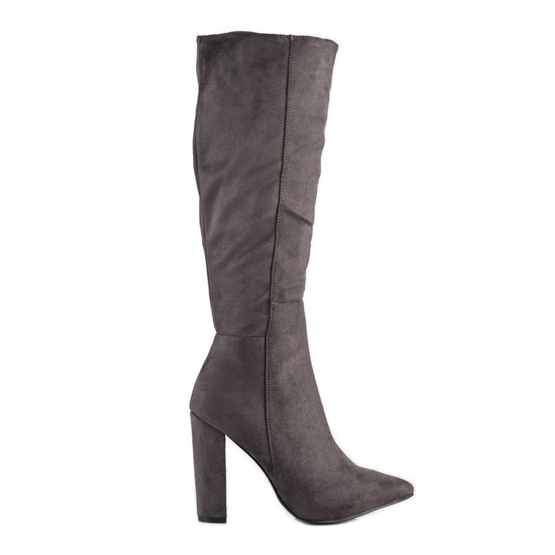 Seastar Bottines sexy en daim gris