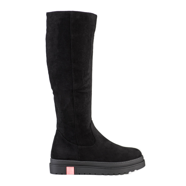 Seastar Bottes à plateforme en daim le noir