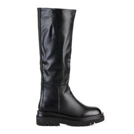 Seastar Bottes à plateforme à la mode le noir