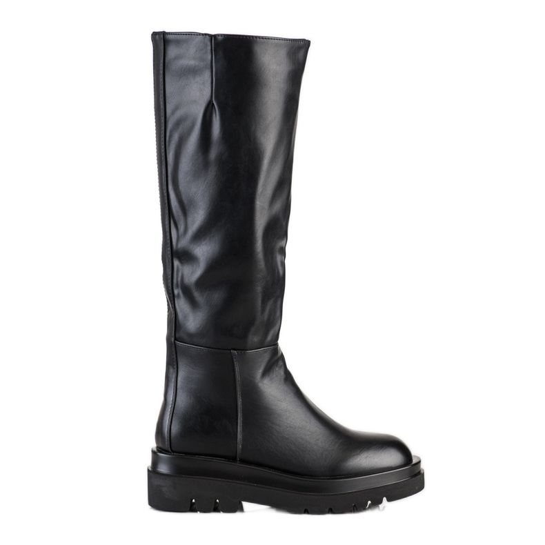 Seastar Bottes à plateforme à la mode le noir