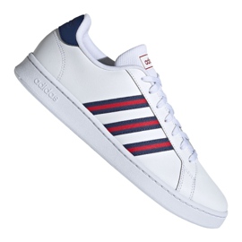 Chaussures Adidas Grand Court M FV8130 blanche Chaussures Adidas Grand Court M FV8130 blanche