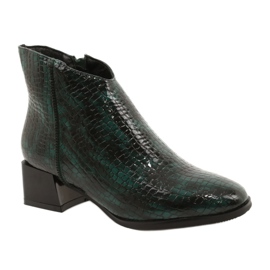 M.Daszyński Bottes isolées Daszyński MR2130-8 Vert noir