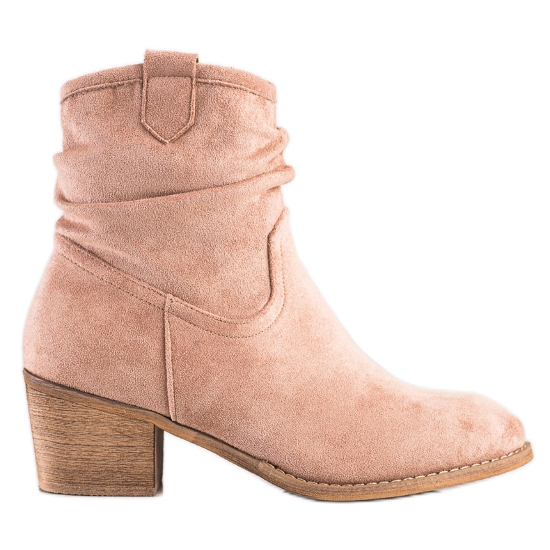 SHELOVET Cowgirls beiges classiques rose