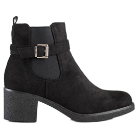 Marquiz Bottes décontractées confortables le noir