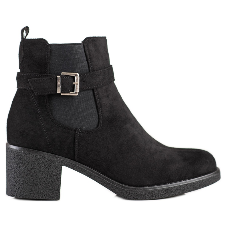 Marquiz Bottes décontractées confortables le noir