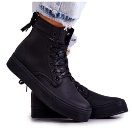 Baskets Hautes Femme Big Star II274096 Noir