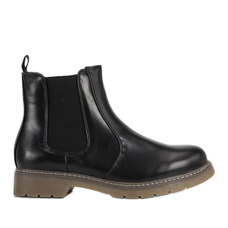 Boots femme Goodie noires classiques le noir