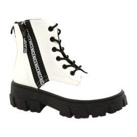 News Workery Timberki 21BT26-4266 Blanc blanche le noir News Workery Timberki 21BT26-4266 Blanc blanche le noir