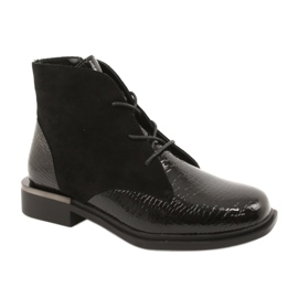 Bottes noires des travailleurs Sergio Leone BT401 le noir Bottes noires des travailleurs Sergio Leone BT401 le noir