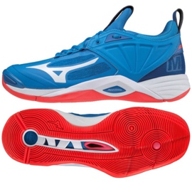 Mizuno Wave Momentum Ii M V1GA211224 chaussures de volley-ball bleu bleu