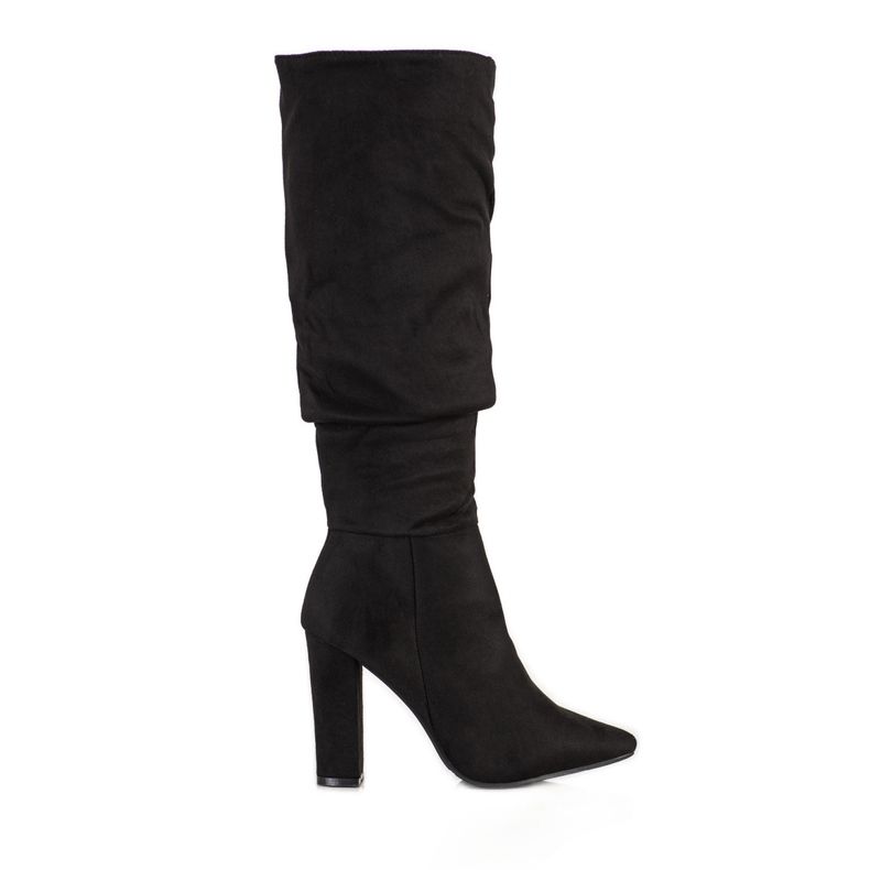 Seastar Bottes élégantes noires sur un poteau le noir