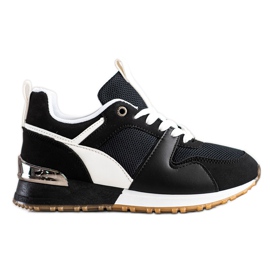 SHELOVET Baskets de sport noires