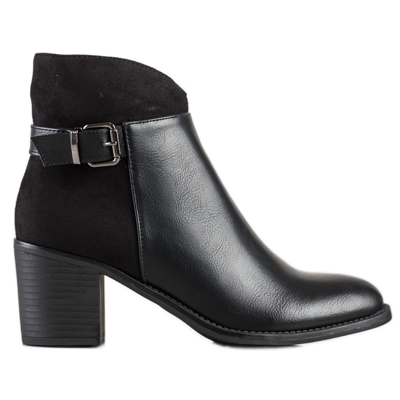 SHELOVET Bottines noires sur un poteau le noir SHELOVET Bottines noires sur un poteau le noir
