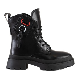 Seastar Travailleurs noirs avec cuir écologique