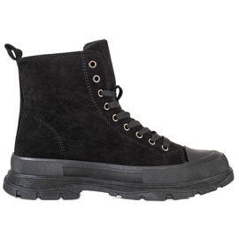 Seastar Baskets montantes en daim le noir