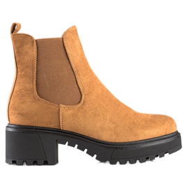Seastar Bottines Chelsea classiques brun