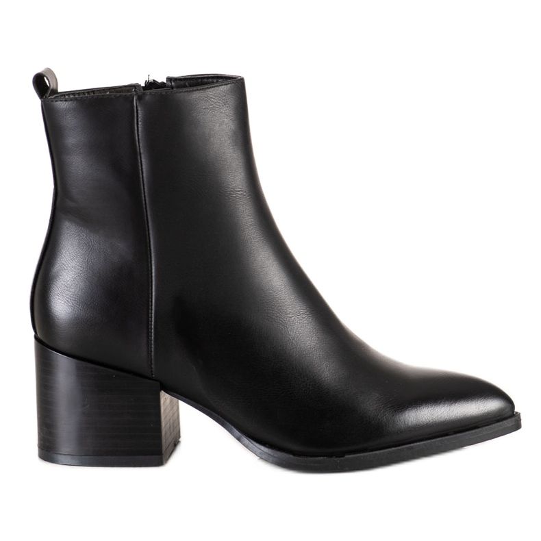 Lovery Bottines Noires En Spitz le noir Lovery Bottines Noires En Spitz le noir