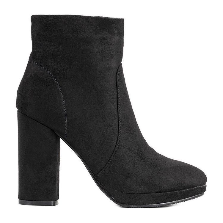 Bottines femme Merrados noires le noir