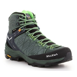 Chaussures de trekking Salewa Ms Alp 2 Mid Gtx M 61382-5322 vert