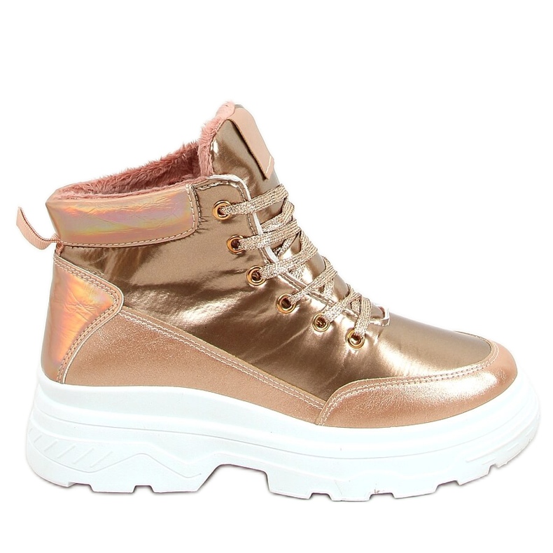 Chaussures de sport champagne chaud FA-3357 Champagne rose