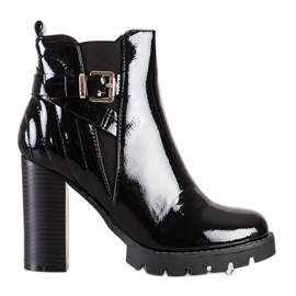 Erynn Bottes à talons hauts le noir
