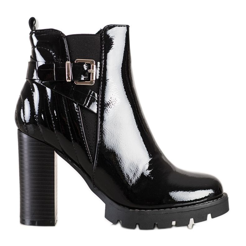 Erynn Bottes à talons hauts le noir
