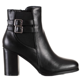 Renda Bottes à boucles décoratives le noir
