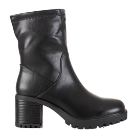 Lovery bottines hautes sur un poteau noir