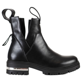 Seastar Bottes chaudes avec une découpe le noir