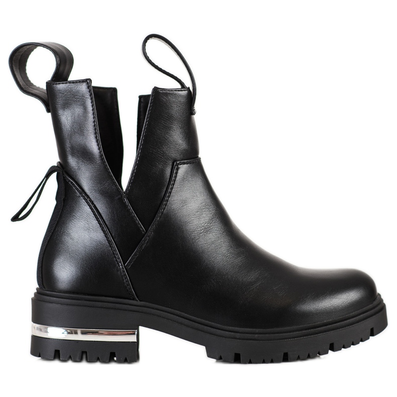 Seastar Bottes chaudes avec une découpe le noir
