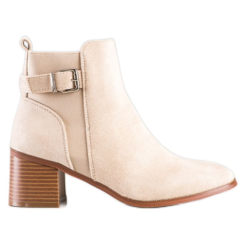 Seastar Bottes élégantes avec boucle beige