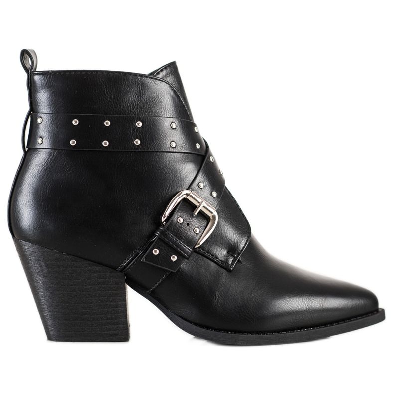 Lucky Shoes Des bottes de rock sur le poteau le noir