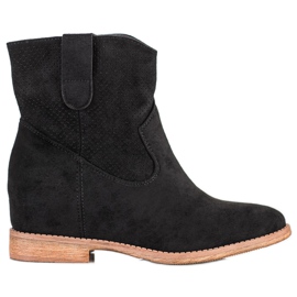 SHELOVET Bottes de cowboy sur un coin noir