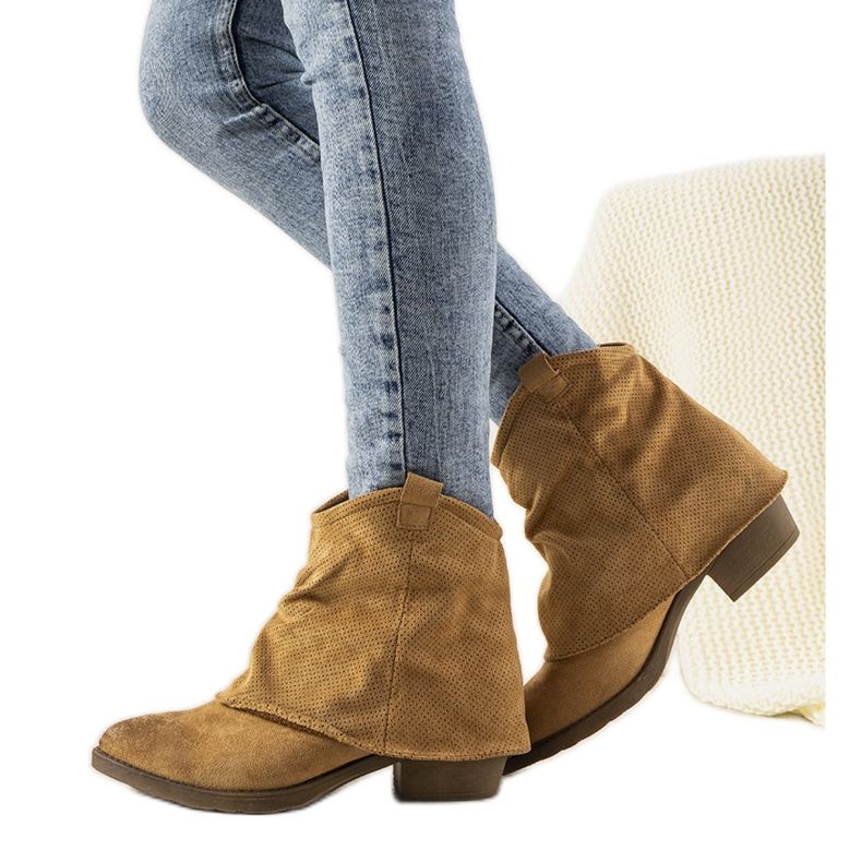 Santiags femme marron Belloci brun