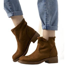 Bottines slip-on femme Roquelina marron brun Bottines slip-on femme Roquelina marron brun