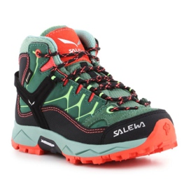 Salewa Alp Trainer Mid Gtx Jr 64010-5960 chaussures de trekking vert Salewa Alp Trainer Mid Gtx Jr 64010-5960 chaussures de trekking vert