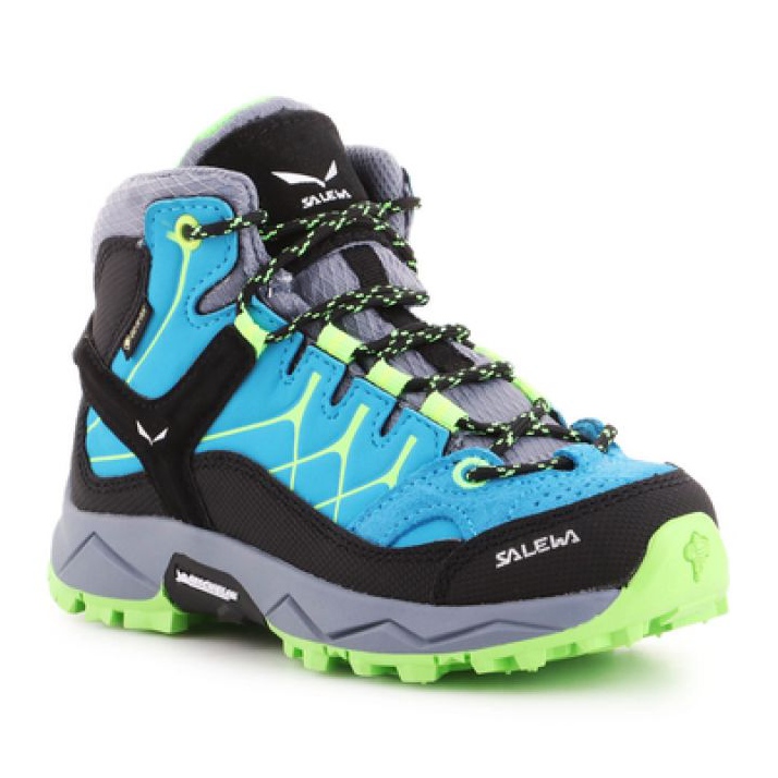 Chaussures de trekking Salewa Alp Trainer Mid Gtx Jr 64010-8375 bleu Chaussures de trekking Salewa Alp Trainer Mid Gtx Jr 64010-8375 bleu