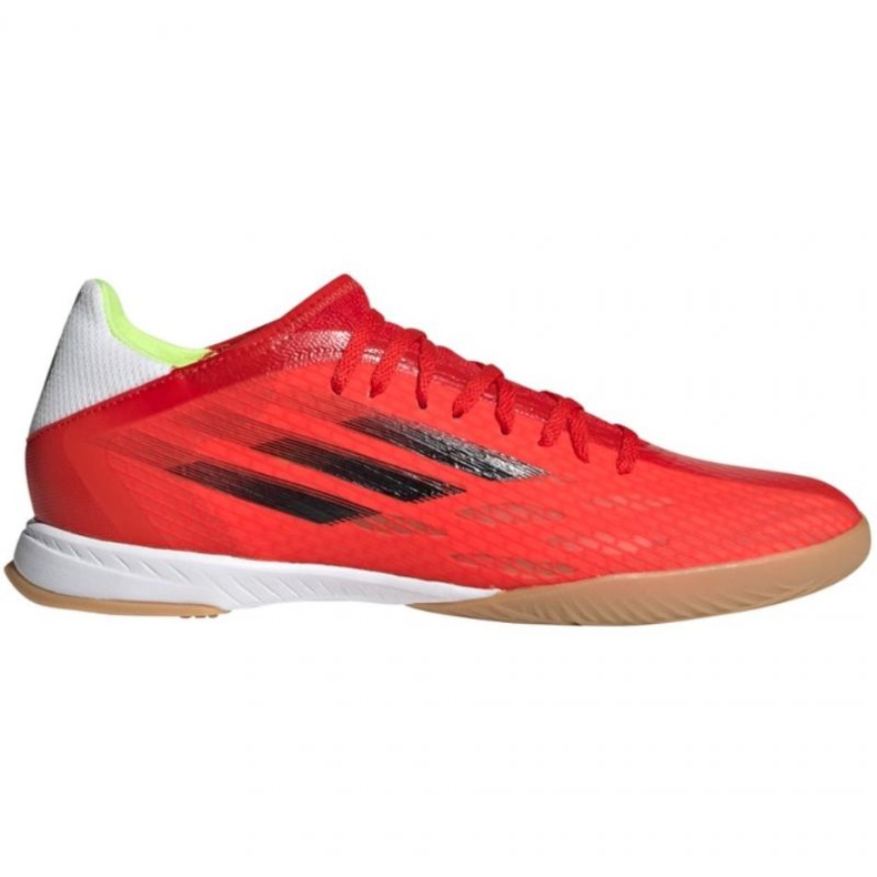 Chaussures d'intérieur adidas X Speedflow.3 In M FY3300 rouge oranges et rouges Chaussures d'intérieur adidas X Speedflow.3 In M FY3300 rouge oranges et rouges