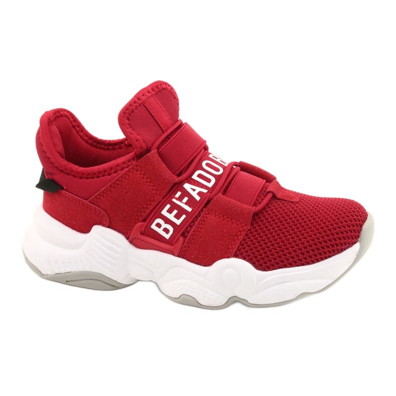 Chaussures pour enfants Befado 516Y064 blanche rouge Chaussures pour enfants Befado 516Y064 blanche rouge