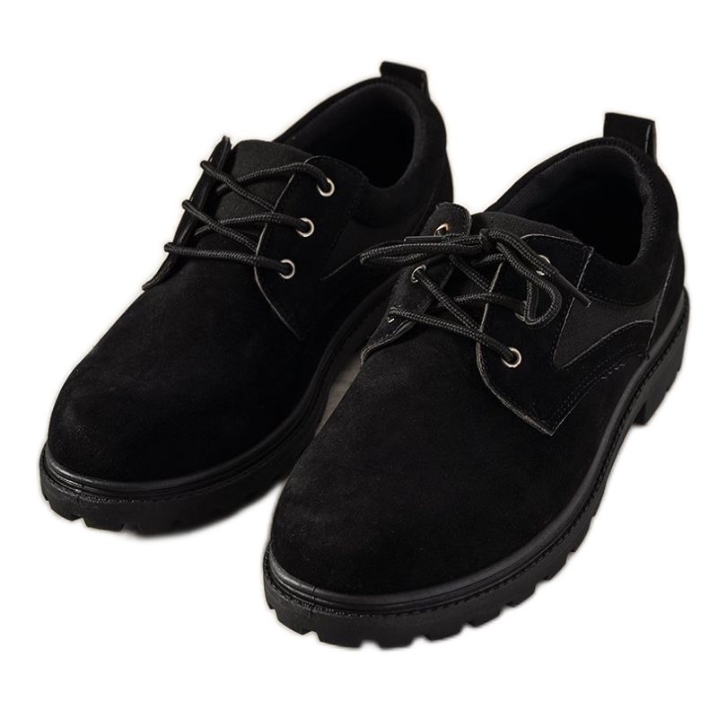 Chaussures mode noires pour hommes le noir