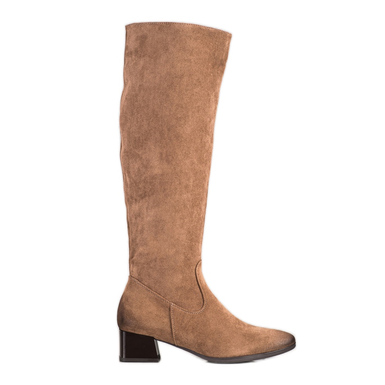 Bottes sur pied bas VINCEZA brun