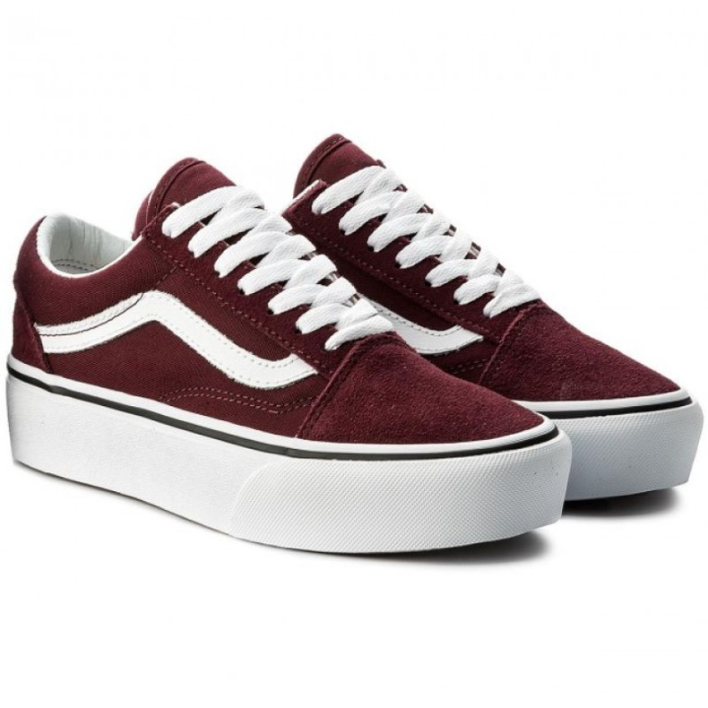 Vans Old Skool Plateforme M VN0A3B3U5U7 rouge