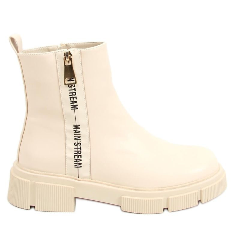 Bottes femme crème HB-78 Beige