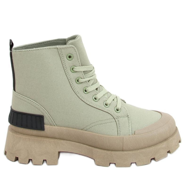 Baskets trekking vertes BL267P Vert