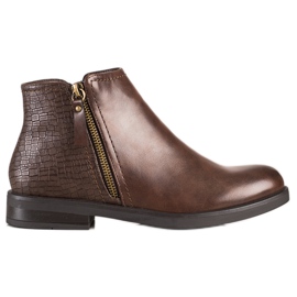 Clowse Bottes décontractées à imprimé serpent brun