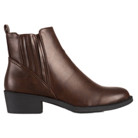 Clowse Bottines Avec Une Fermeture Éclair brun