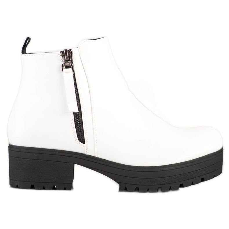 Clowse Bottes confortables sur la plate-forme blanche
