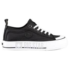 Baskets pour femmes Big Star II274019 le noir