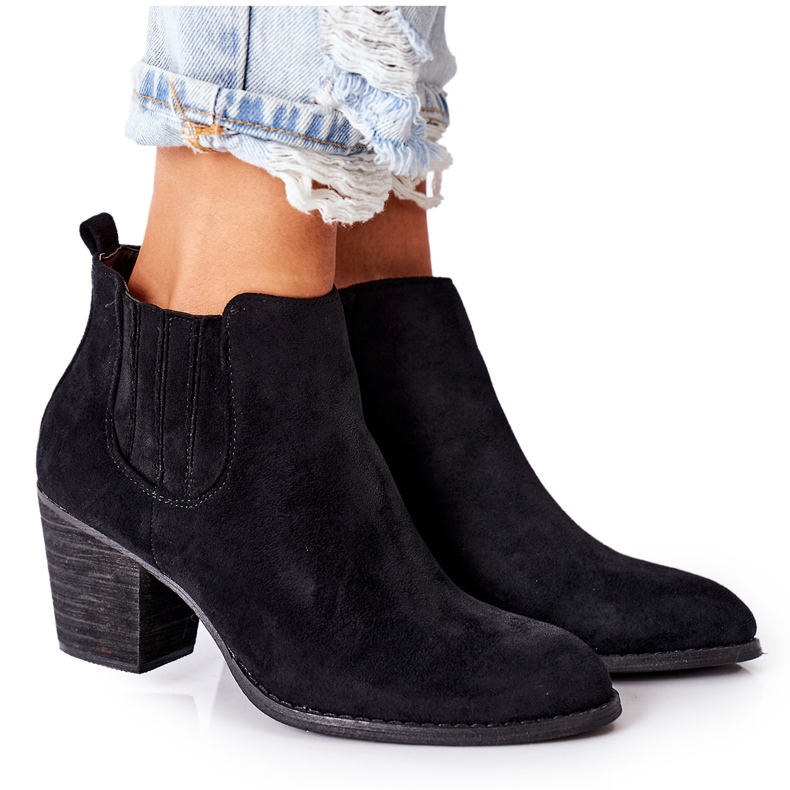 Bottes Classiques En Daim Pour Femmes Noir Flashbrook le noir